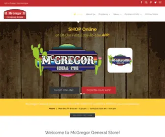MCgregorgeneralstore.com(McGregor General Store) Screenshot