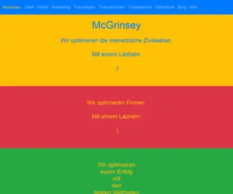 MCgrinsey.com(Startup-Service von den vielleicht besten Optimierern der Welt) Screenshot