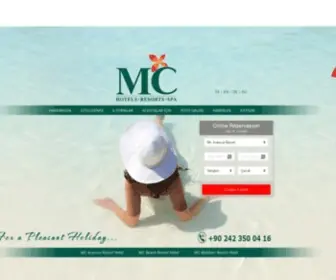 MCgrouphotels.com(MC Group Hotels) Screenshot