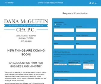 McguffincPa.com(Professional Accounting Firm in Southlake) Screenshot