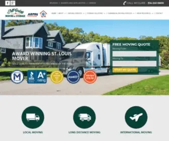 Mcguiremoving.com(McGuire Moving and Storage) Screenshot