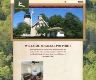 Mcgulpinpoint.org(McGulpin Point Lighthouse) Screenshot