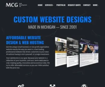 MCgwebdevelopment.com(MCG Web Development) Screenshot