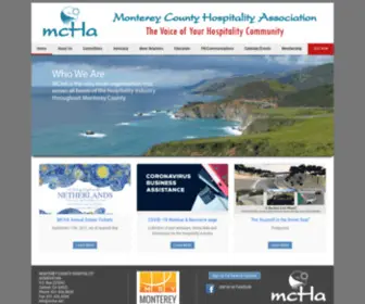 Mcha.net(Monterey County Hospitality Association Monterey County Hospitality Association) Screenshot