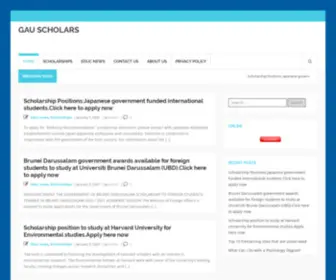 Mchainamedia.com(GAU SCHOLARS) Screenshot