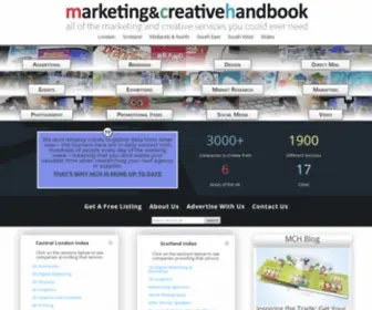 MCH.co.uk(Marketing & Creative Handbook) Screenshot