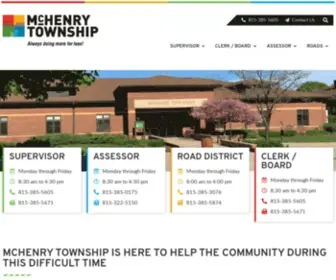 Mchenrytownship.com(McHenry Township) Screenshot