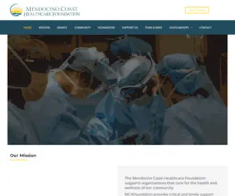 MChfoundation.org(Mendocino Coast Healthcare Foundation) Screenshot