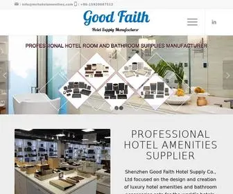 Mchotelamenities.com(Hotel Amenities Wholesale Supplier China Manufacturer) Screenshot