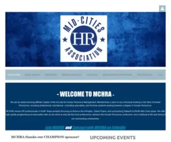 MChra.org(Dallas/Fort Worth Area Human Resource Management Association) Screenshot