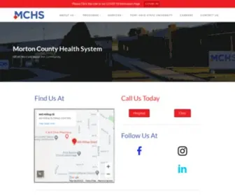 MCHswecare.com(Morton County Health System) Screenshot
