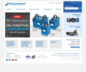 Mcico.com(Aviation Parts Supplier) Screenshot