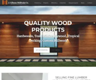 Mcilvain.com(The J. Gibson McIlvain Company has been providing high quality wood products since 1798 and) Screenshot