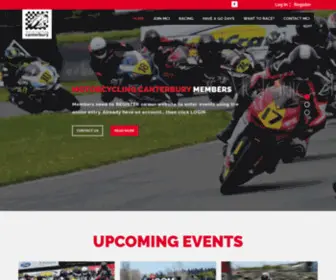 Mci.net.nz(Motorcycling Canterbury Inc) Screenshot