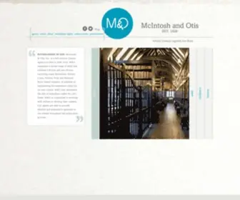 Mcintoshandotis.com(McIntosh and Otis) Screenshot