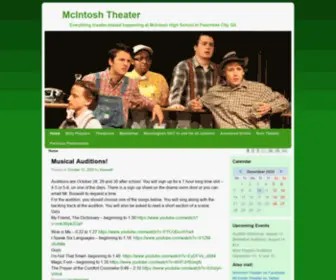 Mcintoshtheater.org(McIntosh Theater) Screenshot