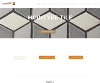 Mcintyre-Tile.com(McIntyre Tile) Screenshot