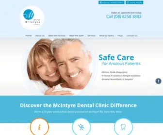 Mcintyredental.com.au(Para Hills Dentist Salisbury SA) Screenshot