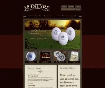 Mcintyregolf.com(McIntyre Golf Company) Screenshot