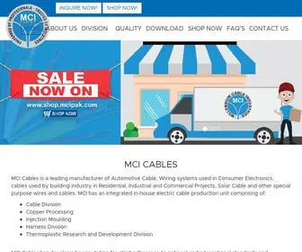 Mcipak.com(Millennium Cable Industries) Screenshot