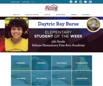 Mcisd.net(Mission Consolidated Independent School District serves K) Screenshot
