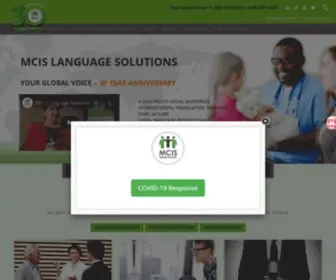 Mcislanguages.com(MCIS Language Solutions) Screenshot
