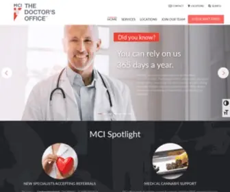 Mcithedoctorsoffice.ca(MCI The Doctor's Office) Screenshot