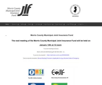 Mcjif.org(Morris County Municipal Joint Insurance Fund) Screenshot