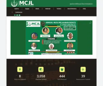 MCJL.ug(Muslim Center For Justice and Law) Screenshot