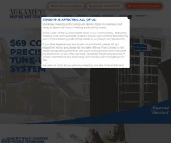 Mckameyinc.com(Air Conditioning Repair) Screenshot