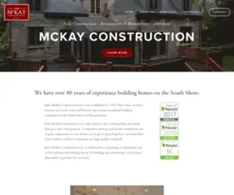 Mckayconstruction.com(John McKay Construction Co) Screenshot