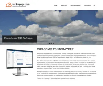 Mckayerp.com(mckayERP) Screenshot