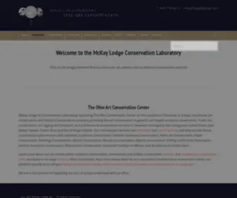 Mckaylodge.com(McKay Lodge Art Conservation Laboratory) Screenshot