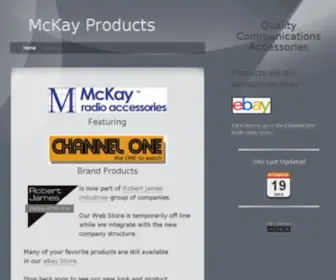 Mckayproducts.com(Mckayproducts) Screenshot