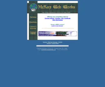 Mckaywebworks.com(McKay Web Works) Screenshot