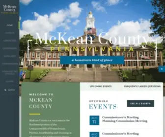 Mckeancountypa.org(McKean County) Screenshot