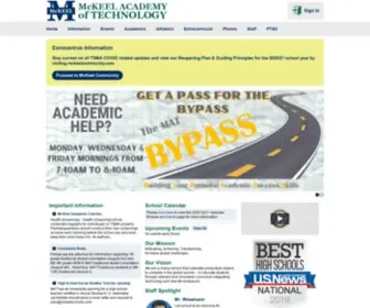 Mckeelacademy.com(McKeel Academy of Technology) Screenshot
