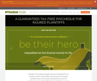 Mckellar.com(McKellar Structured Settlements Inc) Screenshot