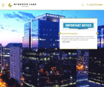 Mckenzielake.com(McKenzie Lake Lawyers LLP) Screenshot