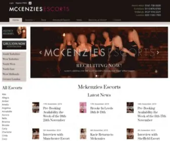 Mckescorts.co.uk(Mckenzies Escort Agency) Screenshot