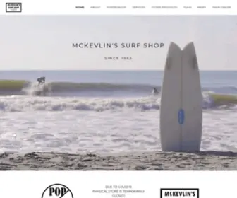 Mckevlins.com(McKevlin's Surf Shop HOME) Screenshot
