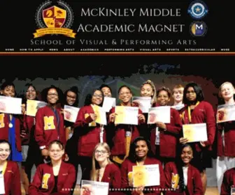 Mckinleymiddlemagnet.com(A Rated School) Screenshot