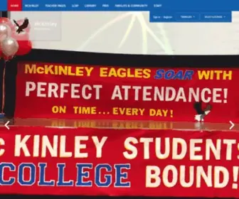 Mckinleyschool.net(McKinley School Website) Screenshot