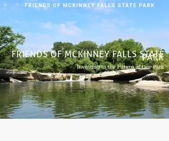 Mckinneyfalls.org(FRIENDS OF MCKINNEY FALLS STATE PARK) Screenshot