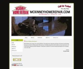 Mckinneyhomerepair.com(McKinney Home Repair) Screenshot