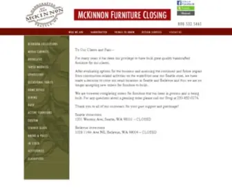 Mckinnonfurniture.com(McKinnon Furniture) Screenshot