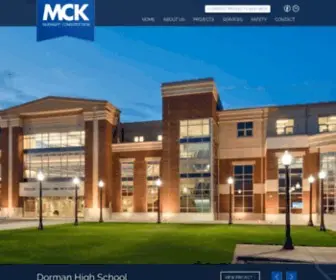 MCknightconstructionco.com(McKnight Construction Co. Inc) Screenshot