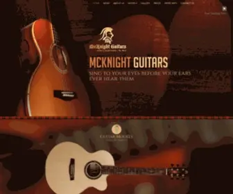 MCknightguitars.com(ACOUSTIC GUITARS by MCKNIGHT GUITARS) Screenshot