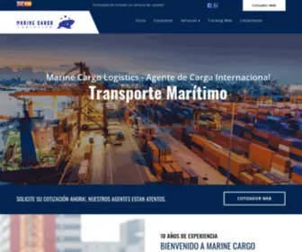 MCL-Peru.com(Marine Cargo Logistics) Screenshot