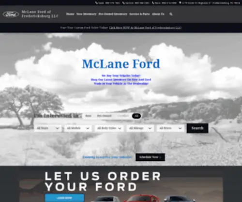 Mclaneford.com(McLane Ford of Fredericksburg LLC) Screenshot